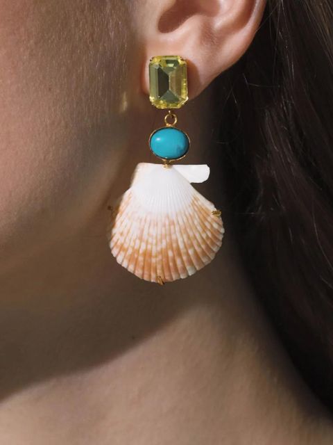 Jennifer Behr Riviera earrings - Neutrals - zdjęcie produktu nr 2