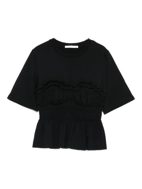 Cecilie Bahnsen ruffled top - Black - zdjęcie produktu nr 1