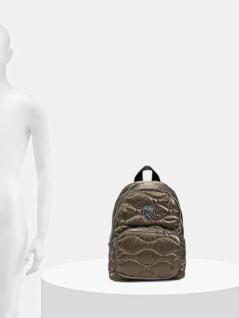 Blauer plecak damski kolor zielony mały gładki WAVE03