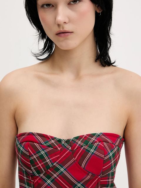 Tommy Jeans sukienka kolor czerwony mini rozkloszowana DW0DW22487