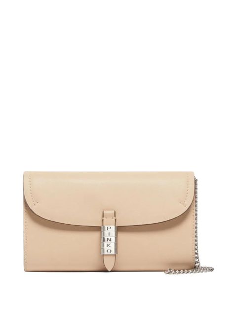 PINKO chain-strap leather clutch - Neutrals - zdjęcie produktu nr 2