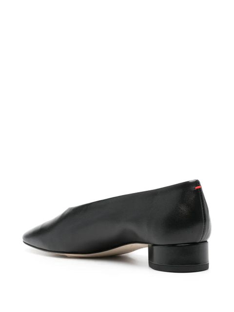 Aeyde Delia 25mm leather pumps - Black