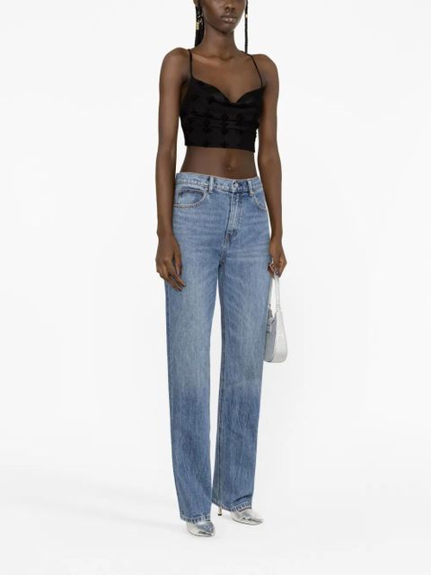 Alexander Wang mid-rise straight-leg jeans - Blue - zdjęcie produktu nr 2