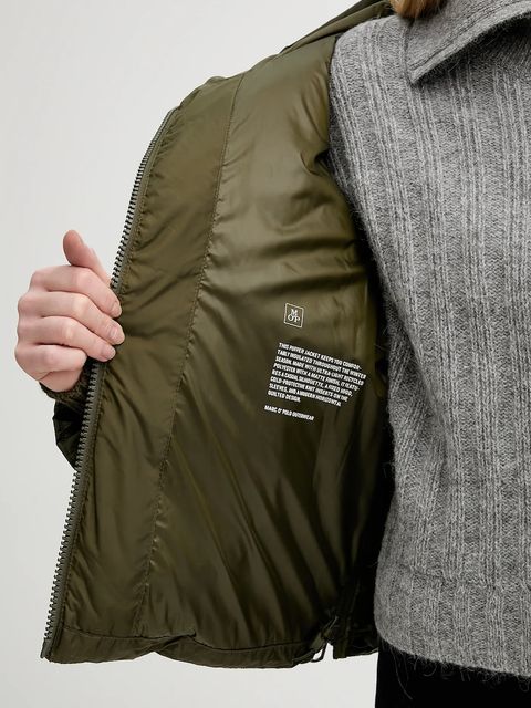 Marc O'Polo kurtka puchowa kolor zielony zimowa 509103970141