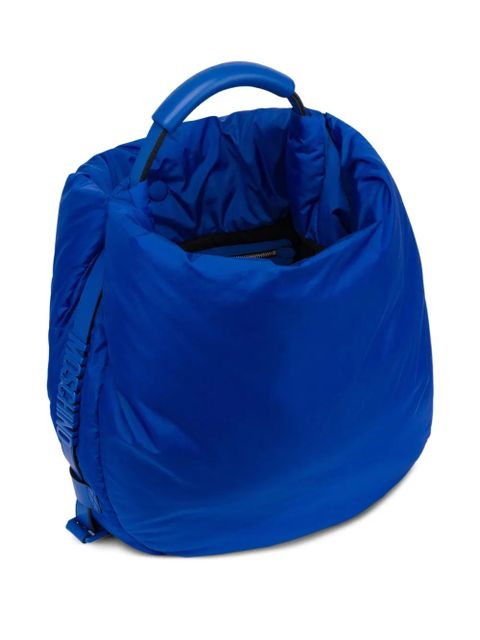 Moschino logo-lettering shoulder bag - Blue