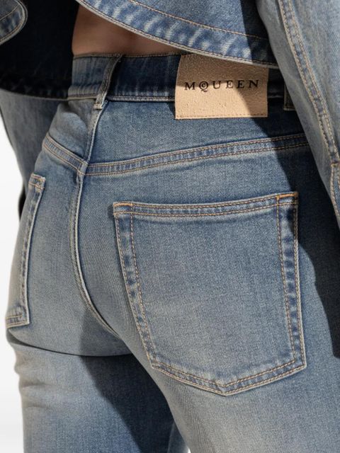 Alexander McQueen flared jeans - Blue