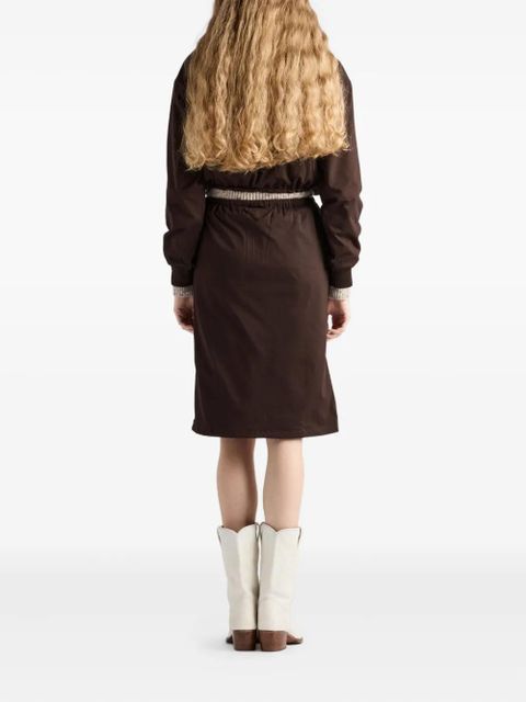 Prada Re-Nylon skirt - Brown