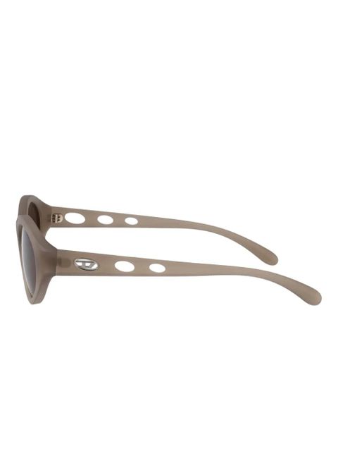 Diesel oval-frame sunglasses - Neutrals