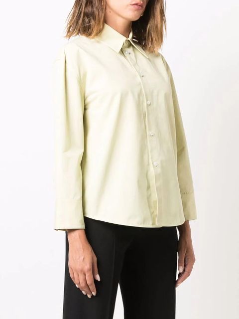 Jil Sander tailored cotton shirt - Green
