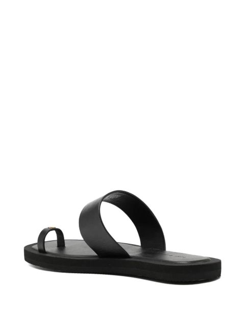 Tory Burch square toe sandals - Black