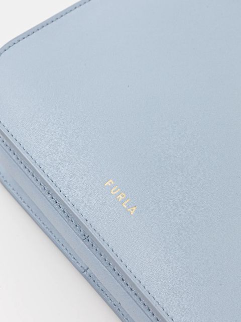 Furla torebka skórzana kolor niebieski WB01818 BX3104 CDZ00