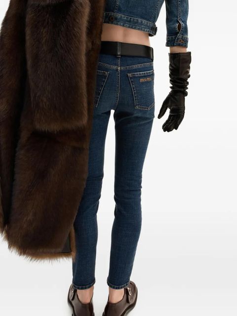 Miu Miu Stretch denim jeans - Blue