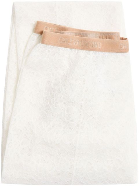 Valentino Garavani lace tights - White - zdjęcie produktu nr 1