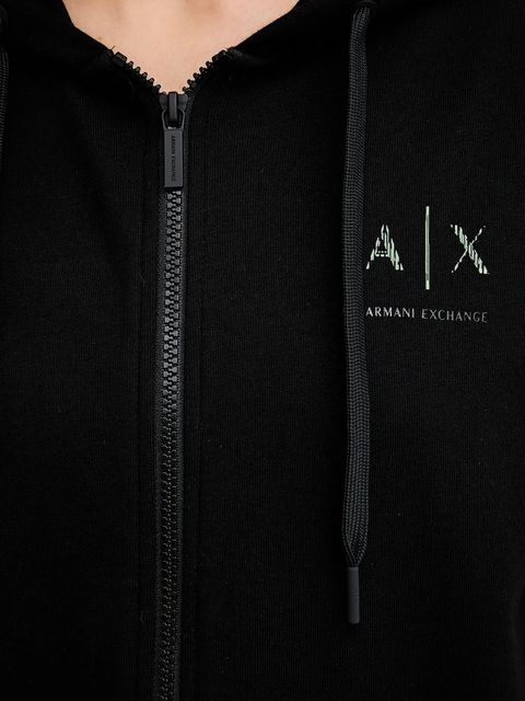 Armani Exchange kurtka kolor czarny przejściowa XW000955 AF12285
