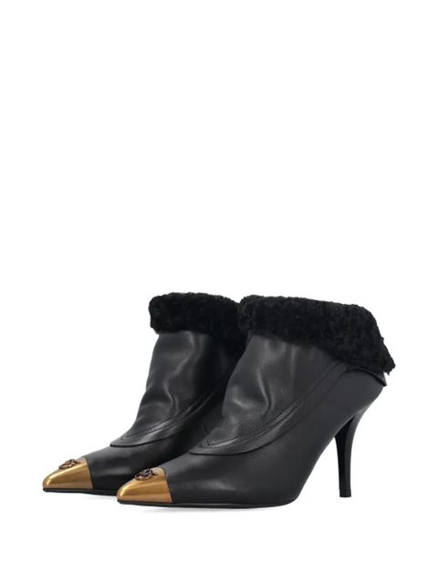 PINKO 90mm logo boots - Black - zdjęcie produktu nr 2