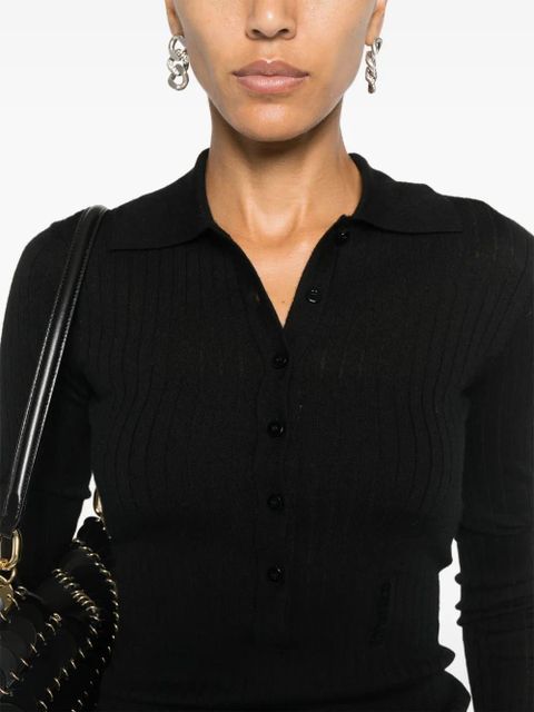 The Attico knitted sweater - Black