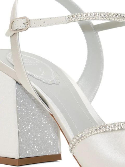 René Caovilla Margherita strass sandals - Grey