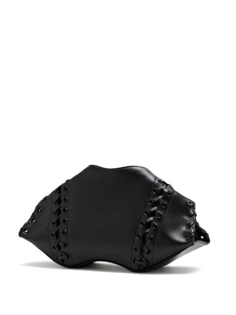 Alexander McQueen Manta clutch bag - Black - zdjęcie produktu nr 1