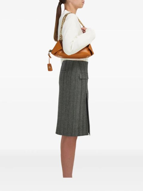 Ferragamo small Folded chain-strap shoulder bag - Brown - zdjęcie produktu nr 2