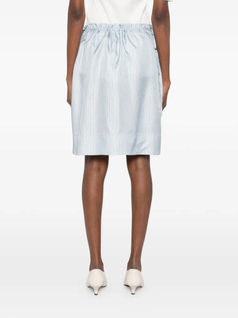 TOTEME striped mini skirt - Blue