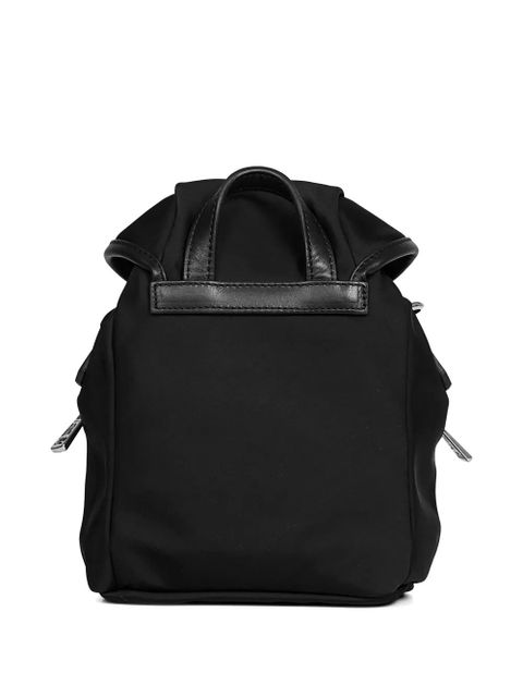Moncler logo-embossed foldover backpack - Black - zdjęcie produktu nr 2