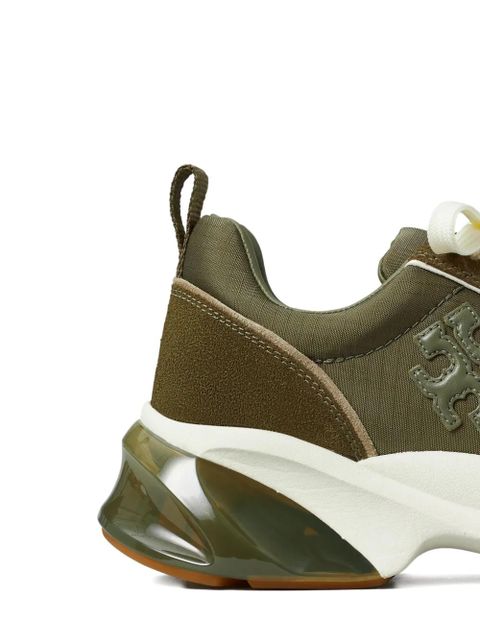 Tory Burch logo-patch sneakers - Green