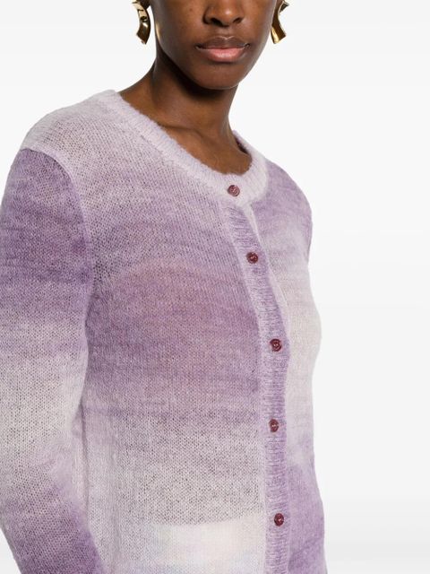Missoni alpaca-blend cardigan - Purple