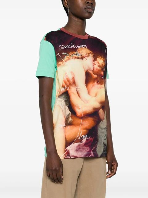 Vivienne Westwood Kiss Classic cotton T-shirt - Green - zdjęcie produktu nr 2