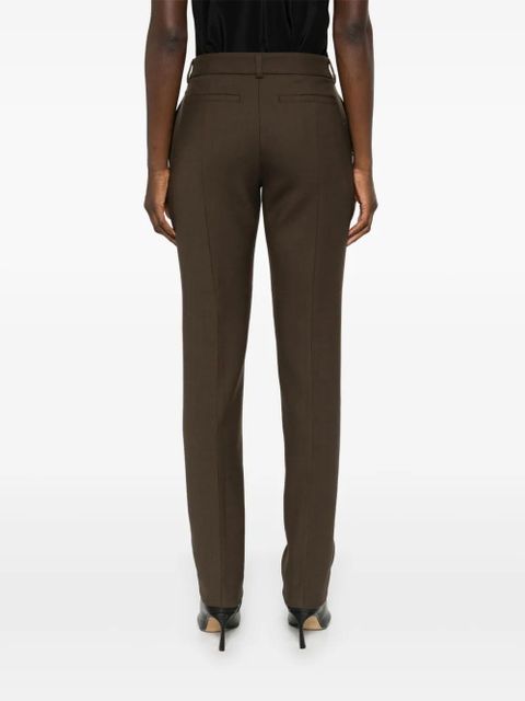 TOTEME low-rise trousers - Brown