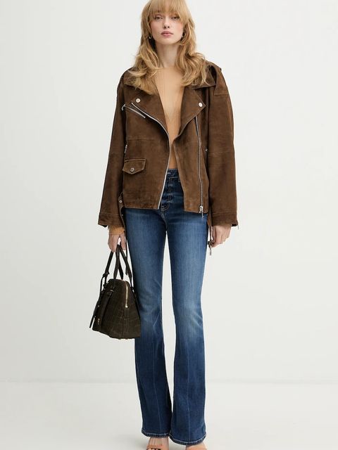 Pinko torebka zamszowa - zdjęcie produktu nr 2