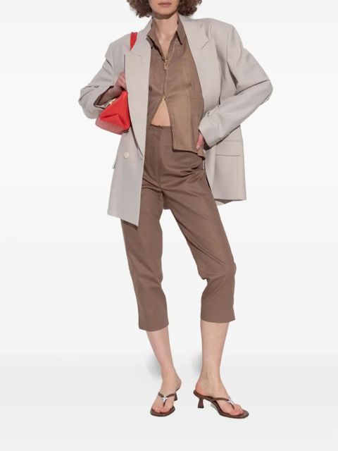 Cult Gaia zip-up halterneck vest - Neutrals - zdjęcie produktu nr 2