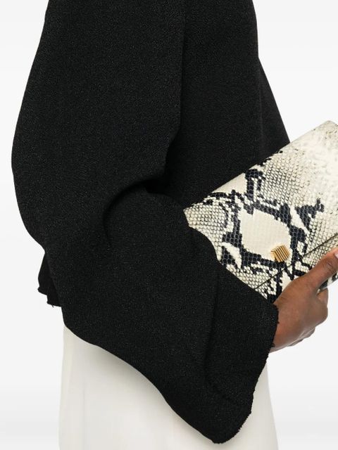 TOTEME raw-hem blouse - Black