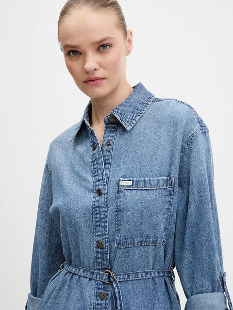 Guess Jeans sukienka bawełniana