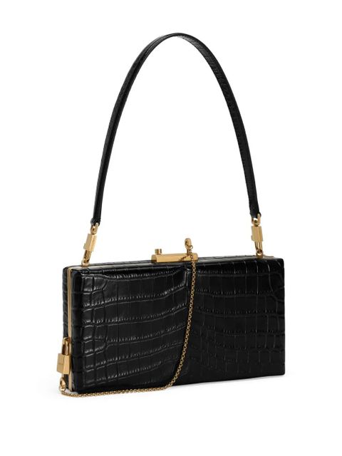 Dolce & Gabbana crocodile-embossed bag - Black
