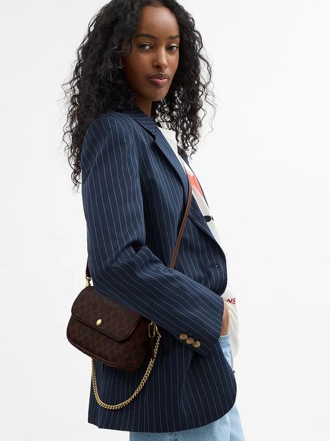 Coach torebka Brook kolor brązowy CAN91