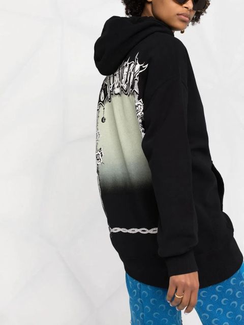 Givenchy graphic-print hoodie - Black