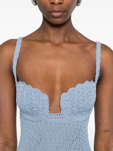 Blumarine lace dress - Blue