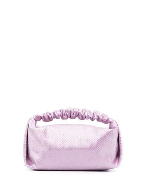 Alexander Wang Scrunchie crystal-embellished mini bag - Purple - zdjęcie produktu nr 1