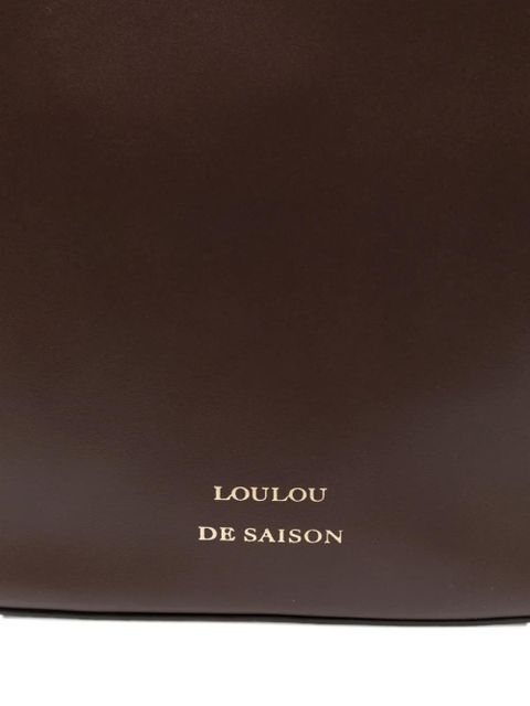 LouLou de Saison shoulder-strap bucket bag - Brown