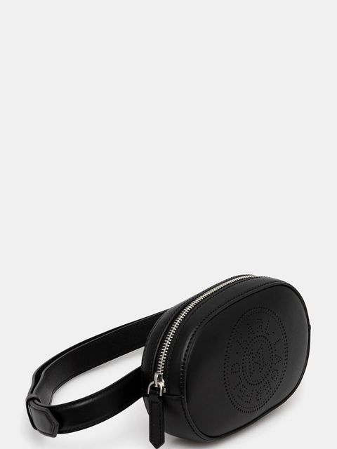 Karl Lagerfeld nerka skórzana K/CIRCLE kolor czarny B1W30075 - zdjęcie produktu nr 2