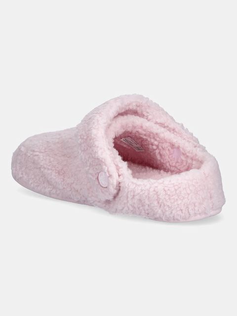 Crocs kapcie Classic Cozzy Slipper damskie kolor różowy 209386