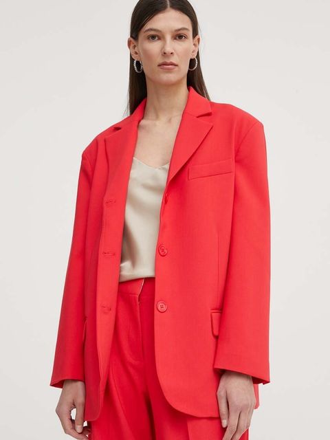 2NDDAY marynarka 2ND Harry - Attired Suiting kolor czerwony jednorzędowa gładka 2244115119 - zdjęcie produktu nr 1