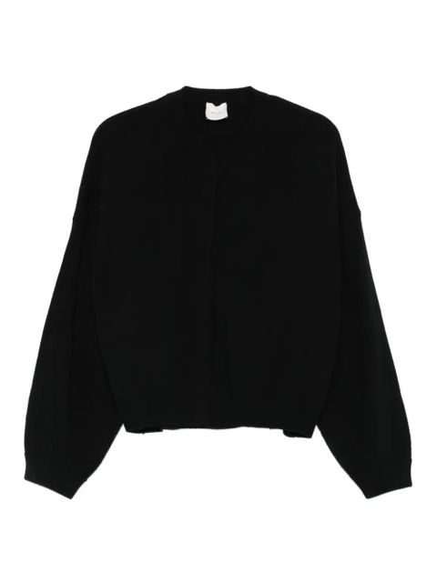 Alysi balloon-sleeve cardigan - Black - zdjęcie produktu nr 1