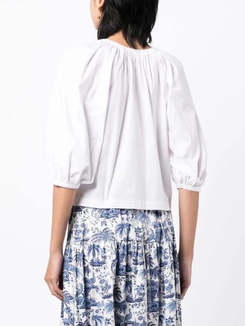 STAUD Dill button-up shirt - White