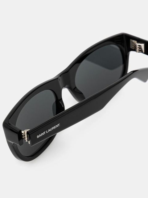 Saint Laurent okulary przeciwsłoneczne ROMY damskie kolor czarny SL 815