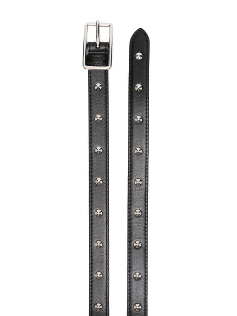 Alexander McQueen long studded belt - Black - zdjęcie produktu nr 2