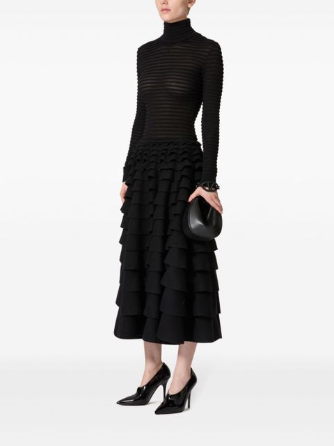 Valentino Garavani mini VLogo Moon Hobo bag - Black