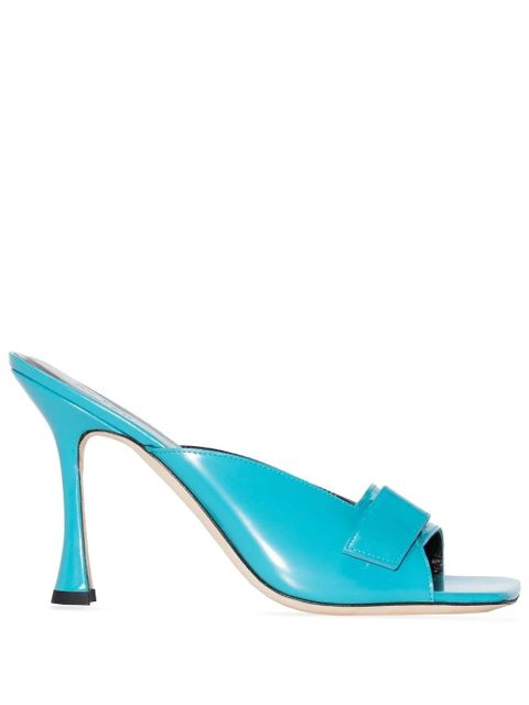 BY FAR open-toe stiletto-heel sandals - Blue - zdjęcie produktu nr 1