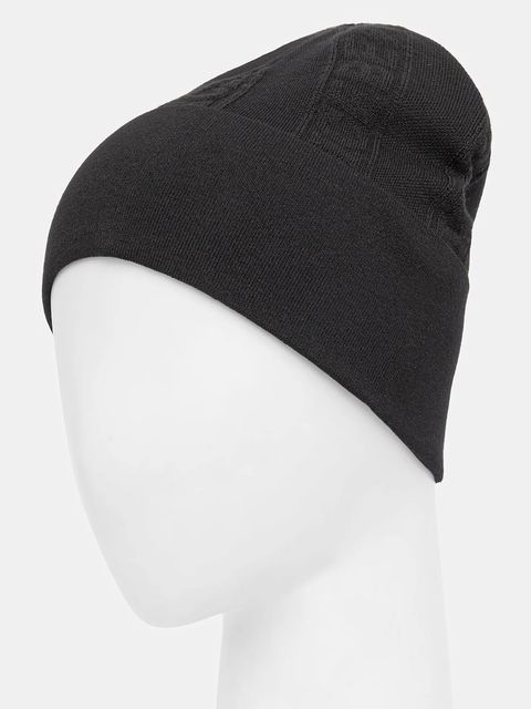 Iceberg czapka z domieszką wełny kolor czarny 3040 9029 - zdjęcie produktu nr 2