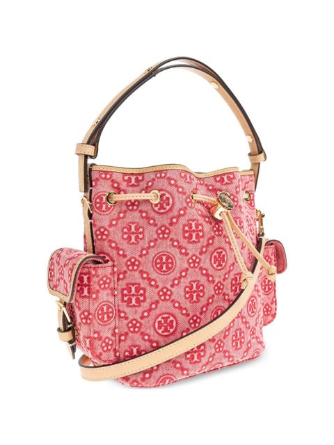 Tory Burch T-Monogram bucket bag - Red